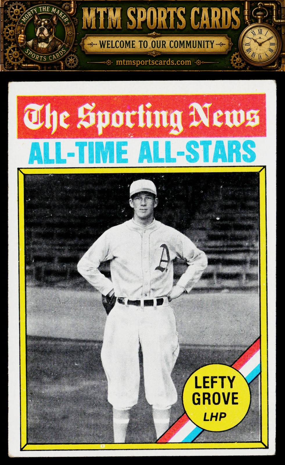 1976 Topps #350 Lefty Grove