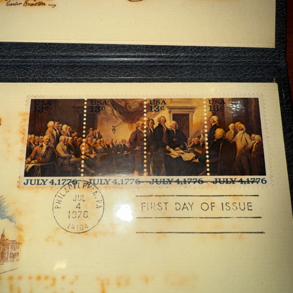 5of5 1976 Fleetwood FDC & Album The Bicentennial Day Issue & 1 OG Mailer Insert - Image 3 of 4