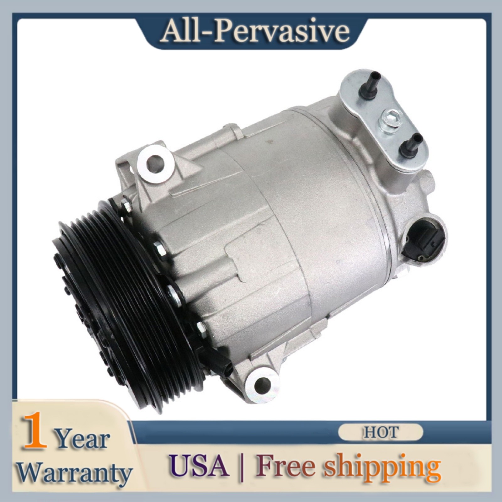 Maserati Quattroporte 2014-2019 Compressor with bracket P/N 308715