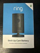Ring Stick Up Cam Battery HD Security Indoor/Outdoor Camera 3rd Generation Black