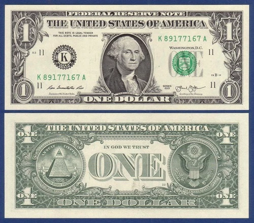 USA 1 Dollar 2013 UNC P. 537