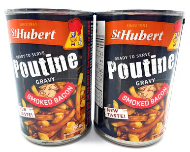 St Hubert Smoked Bacon Poutine Gravy, 398ml/13.5 fl. oz., Cans (2pk)