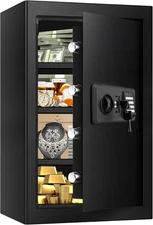 6.0 Cu Ft Large Fireproof Waterproof Safe Box Digital Lock Alarm Home Office Key