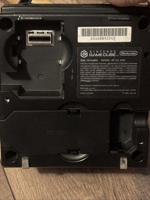 Nintendo GameCube Black Console memory card included read**