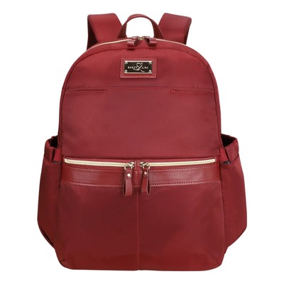 Sandy Lisa Laguna Backpack for 14'' Laptops, Burgundy SLLGA-BPBG-15
