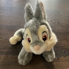 Disney Thumper Plush Toy Lying Small 13" Soft Bambi Stuffed Disney Store Animal