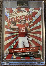 2025 Wild Card Comix Disco Fernando Mendoza 1/1 Heisman Draft Indiana LV Raiders