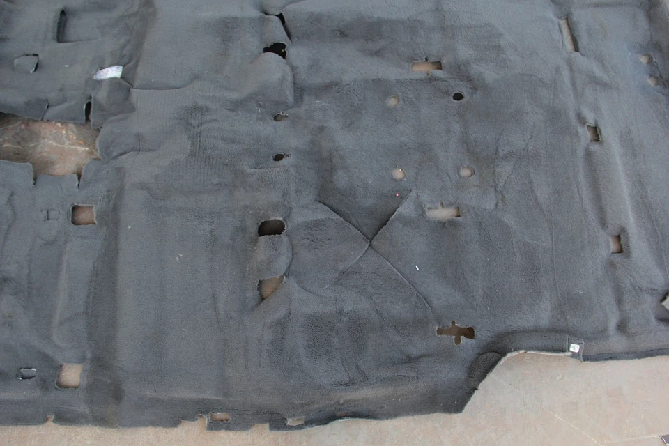 Alfombra de piso completo Infiniti QX56 05-07 negra 74902-ZC504, OEM, 2005, 2006, 2007 Foto 4 de 4