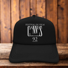 45th Cannes Film Festival 1992 Mens Trucker Hat Black Cote D'Azur Joe Pesci Cap
