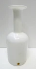VINTAGE HOLMEGAARD WHITE MILK GLASS MID CENTURY GULVASE VASE