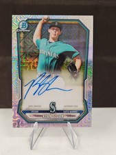 Ryan Sloan 2026 Bowman Chrome Mojo Refractor Auto Seattle Mariners #BMA-RS 