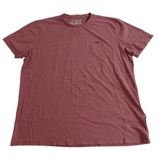 Napapijri Pink Salmon Crewneck T-Shirt Men Si...