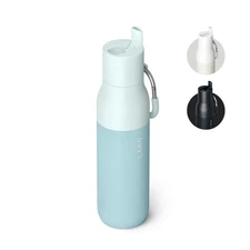 Bottle Flip Top 17 oz - Reusable Insulated Stainless Steel Water Bottle With ...