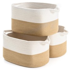 Cotton Rope Woven Storage Basket Used For Baby Hamper Toy Organizer Gift Baskets