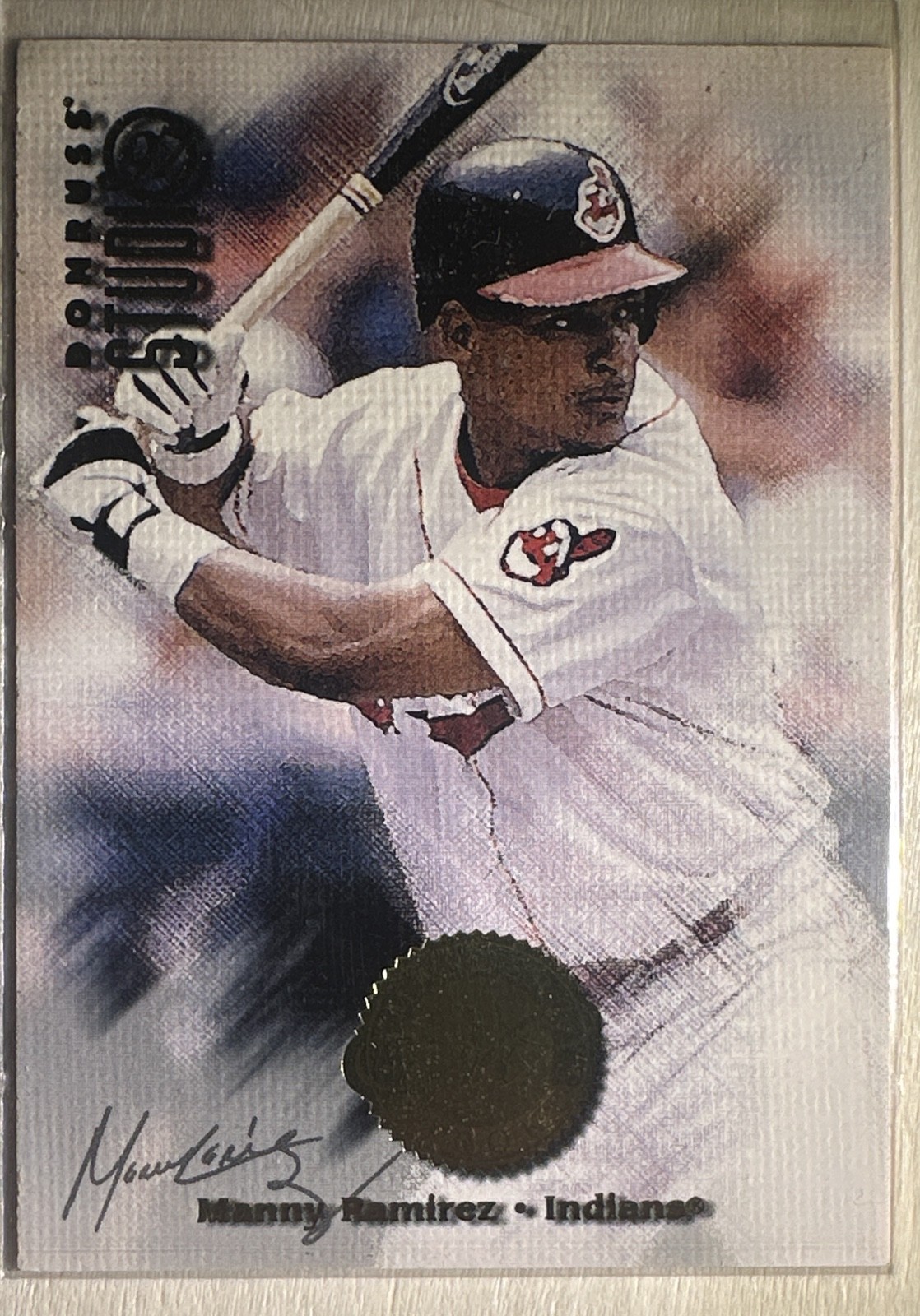 1997 Donruss Studio - Master Strokes Manny Ramirez #13 /2000