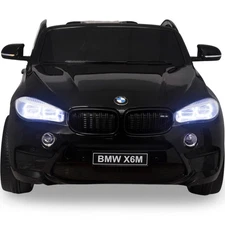 Big 2 Seater BMW Ride On Car for 2 Kids with Leather Seat Various Colors
