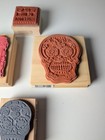 New Lot of 4 Day of the Dead (Día de los Muertos) Rubber Stamps Assorted Brands — photo 8