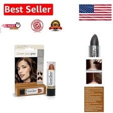 Temporary Hair Color Touch-Up Stick for Gray Roots - Medium Brown, Travel Size