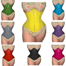 Waist Training PVC Underbust Steel boned  Different Colors Body Shaper Corset