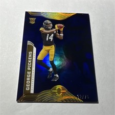 2022 Panini Illusions George Pickens #66 Steelers Rookie Blue /75 Football