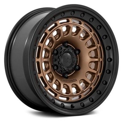 Black Rhino BR014 SAHARA Wheels 17x9 (-12, 5x127, 71.5) Bronze Rims Set of 4