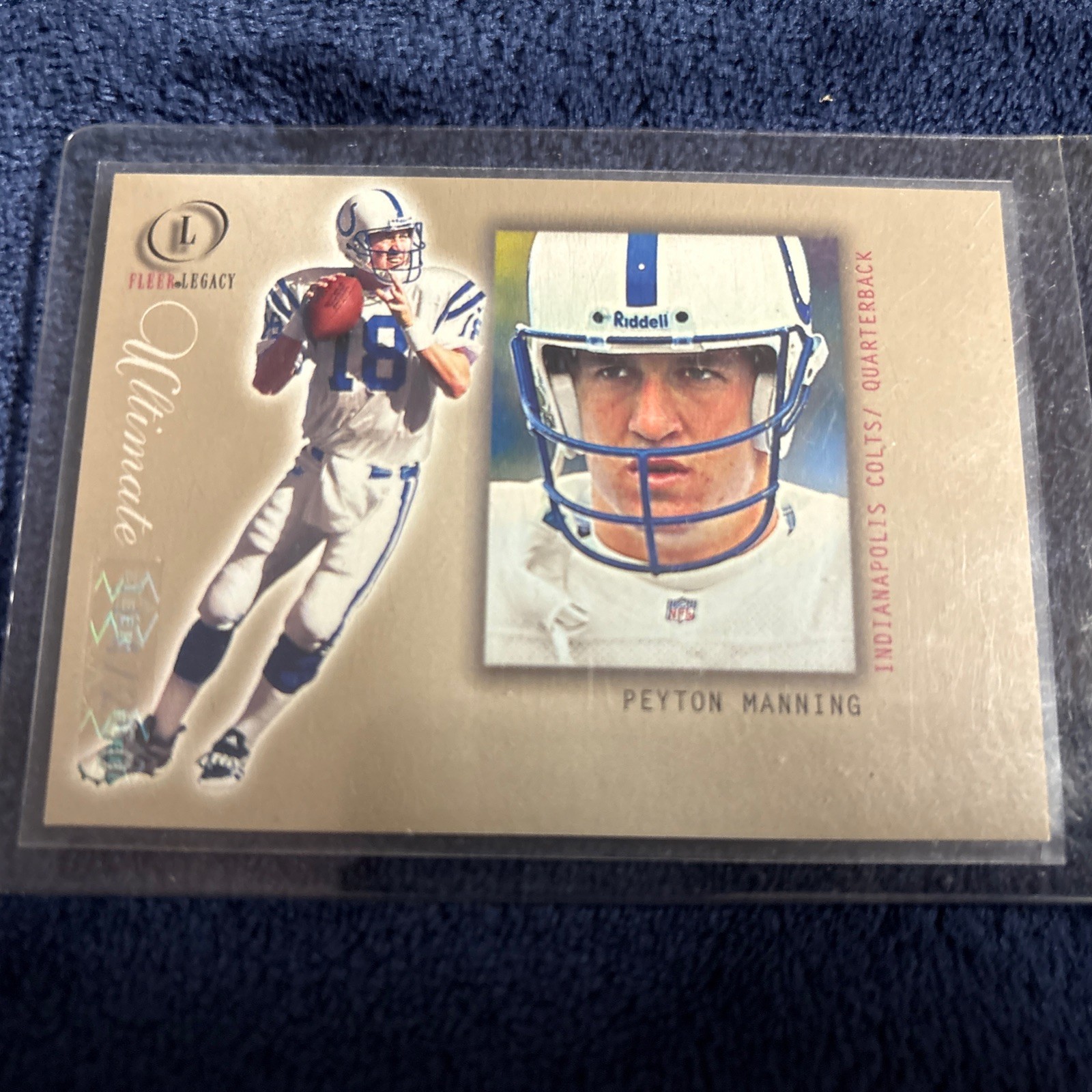2001 Fleer Legacy Ultimate Legacy /250 Peyton Manning #62 HOF 6m1