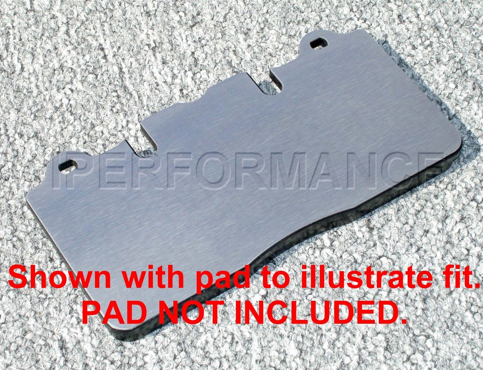 Titanium Brake Pad Shim Heat Shield Set for Ferrari F12 2012-2017; Ceramic Front