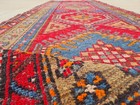 Amazing Hand Knotted Vintage Tribal Hareez Wool Area Runner Rug 10 x 3 Ft — photo 7