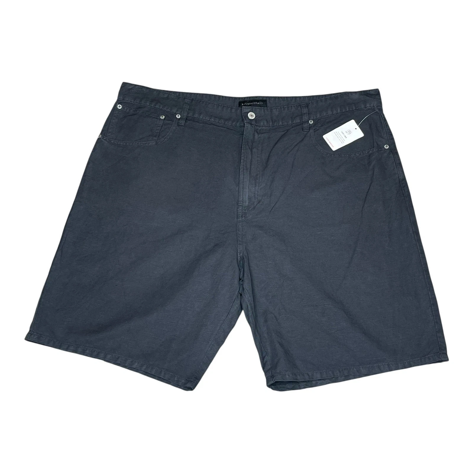 NEW Lucky Brand Gray Shorts 9" Linen Cotton Beach Summer Golf Casuals Mens 42
Opens in a new window 
