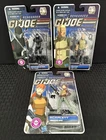 GI Joe Renegades Lot of 3 Figures - Snake Eyes / Duke / Scarlett  - NEW On Card
