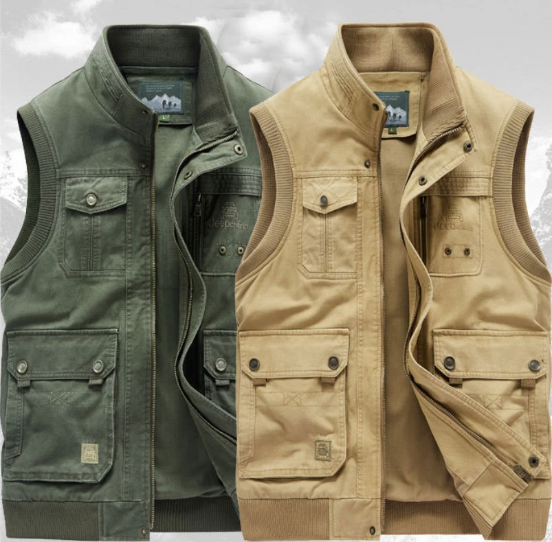 Men Workwear Vest Outdoor Multi Pockets Workwear Oversize Gilet Casual Outdoor
Opens in a new window