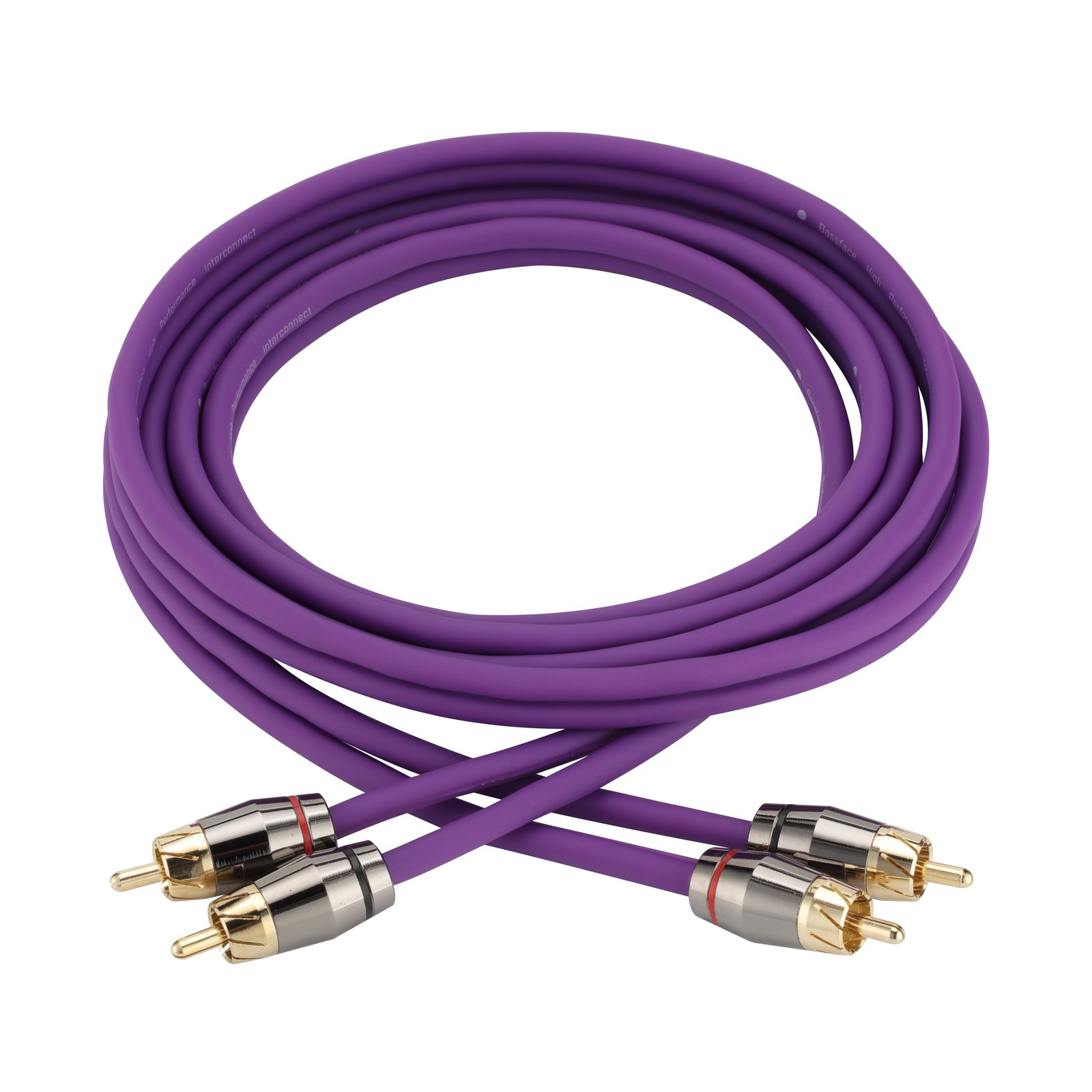 Bassface EVO-2M EVO Twisted Pair Shielded RCA Interconnect Cable - 2m