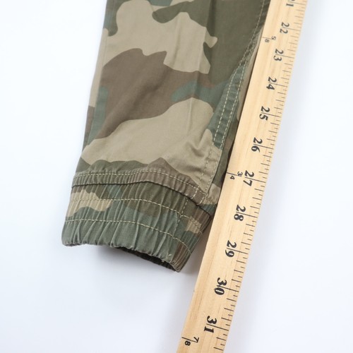 Guess Jogger Pants Mens Medium Tapered Camouflage Elastic Waist Casual - Picture 4 of 10
