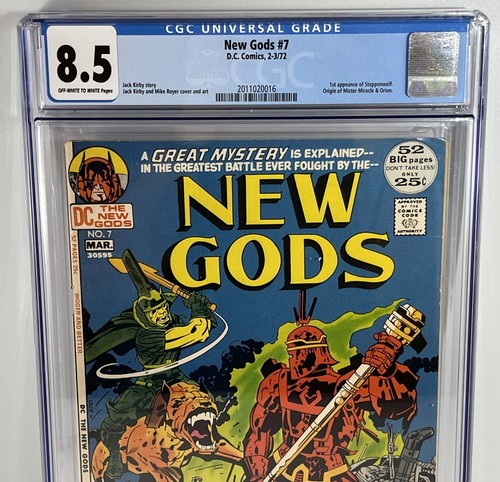 New Gods #7 (1971) 1st app of Steppenwolf in CGC 8.5 Very Fine + - Picture 3 of 4