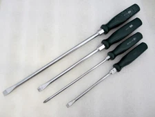 S-K Tools 4pc Phillips & Slotted Screwdrivers Hard Handle Made in USA