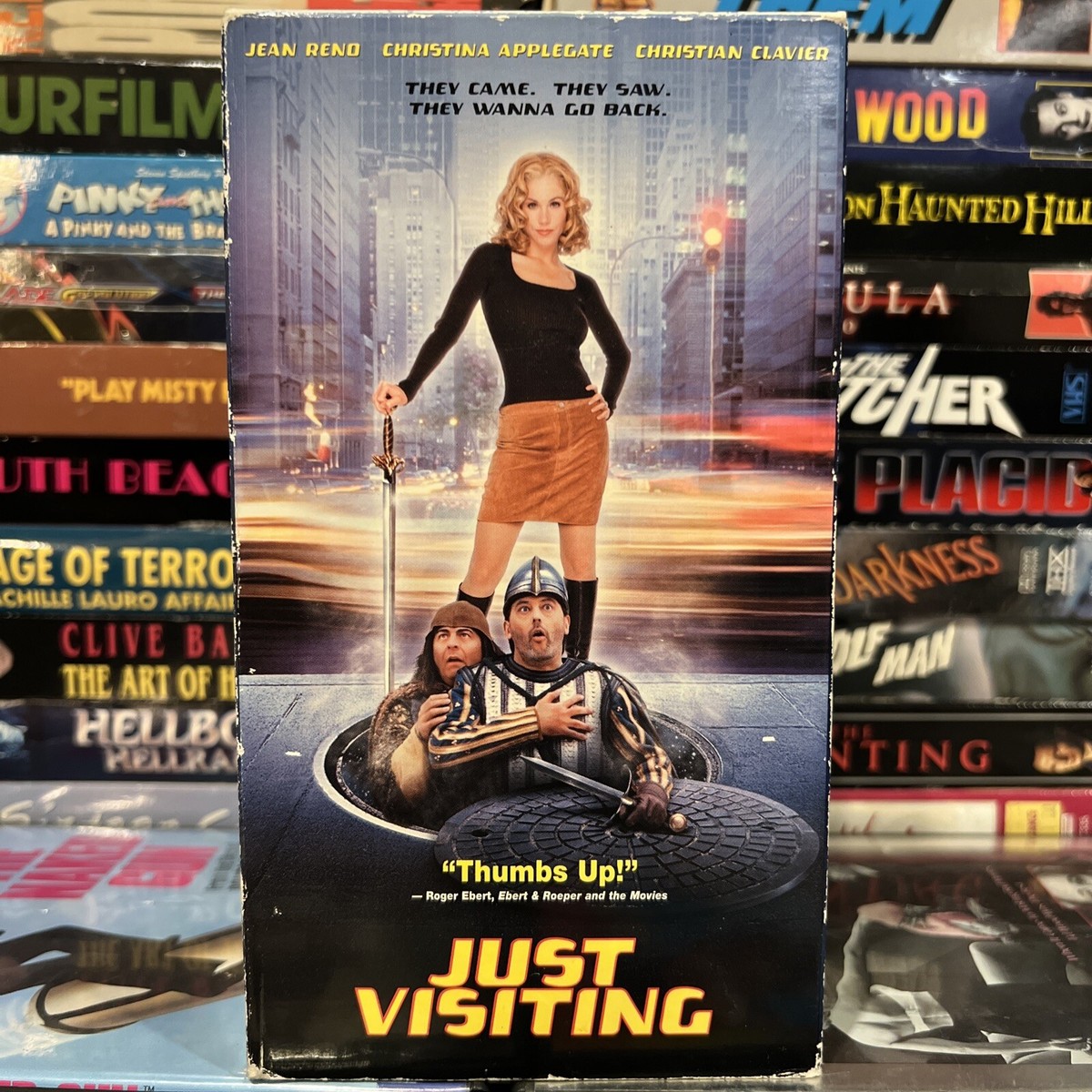 Just Visiting 2001 VHS Tested Rental Christina Applegate Fantasy
