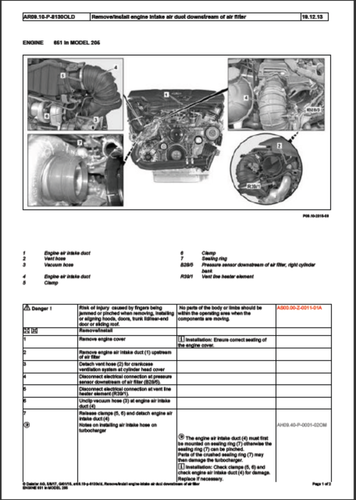 Mercedes Benz C-Class (2015-2018) Workshop Repair Manual Instant Download Book - Picture 2 of 7