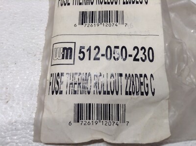 Weil Mclain Fuse Thermo Rollout #512-050-230