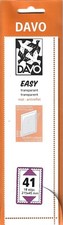 DAVO EASY Self-Adhesive Mounts CLEAR 215 x 41 Package of 18