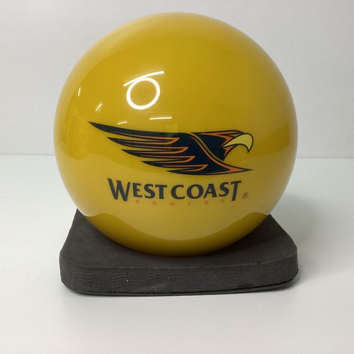 Official AFL West Coast Eagles Bowling Bowl No Holes & Carry Bag (L8) W#640 - Picture 4 of 14