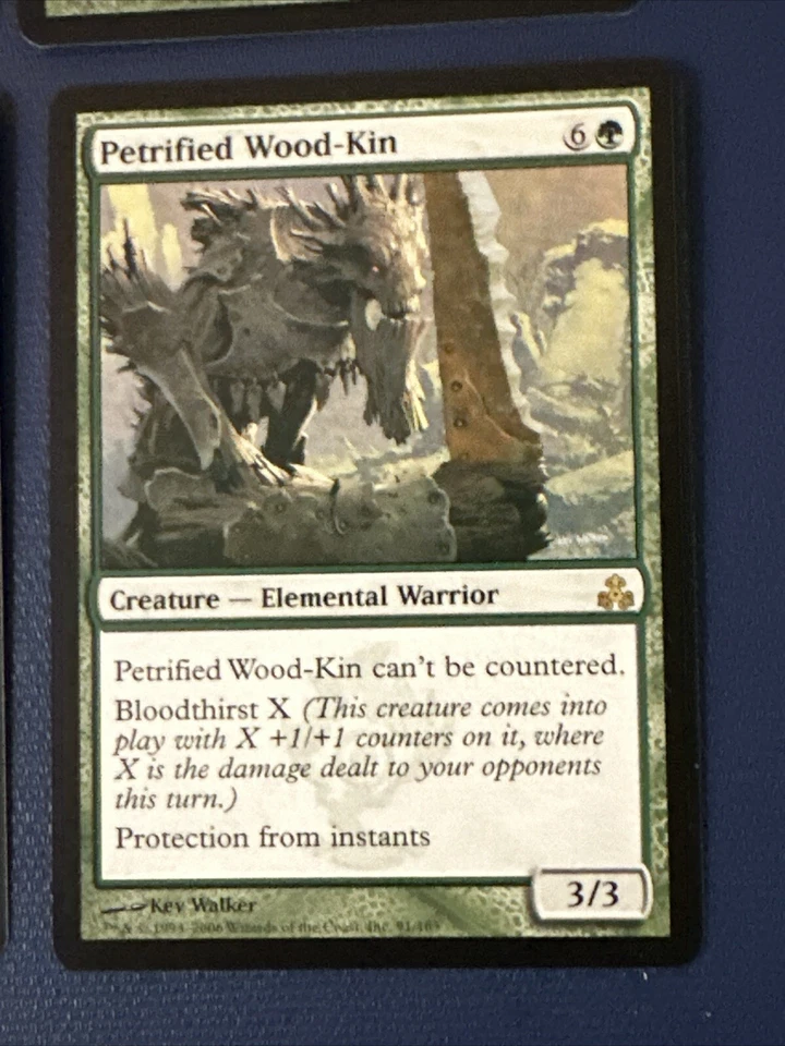 Petrified Wood-Kin X4 Guildpact Ex Condition See Pics Front/Back - Image 3 of 4
