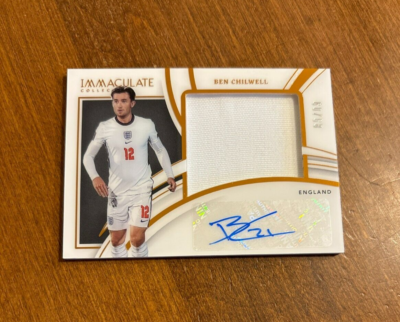 Ben Chilwell 2022-23 Immaculate Premium Swatch Auto Jersey PA-BC