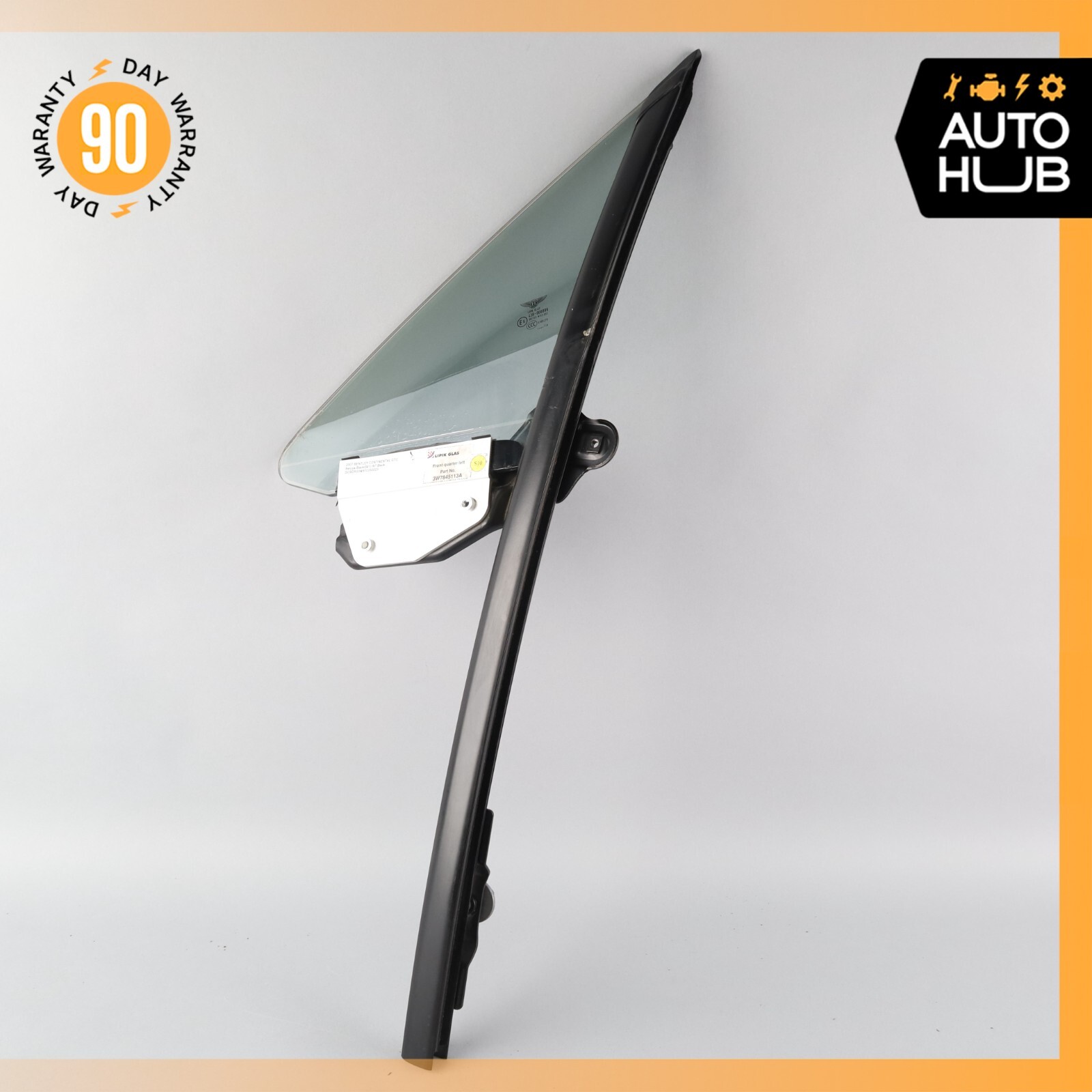 07-11 Bentley Continental GTC Front Left Side Door Vent Window Glass OEM 62k