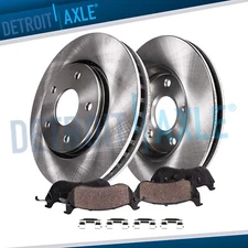 Rear Disc Brake Rotors Ceramic Brake Pads Kit for Cadillac CTS Chevrolet Camaro