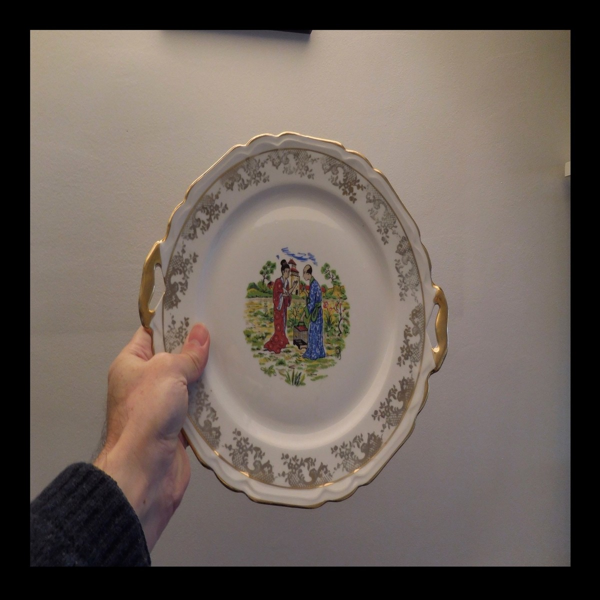 Grand Service De Vaisselle Porcelaine J.W. Pour 18 Personnes - 29 Pièces - Motif Floral