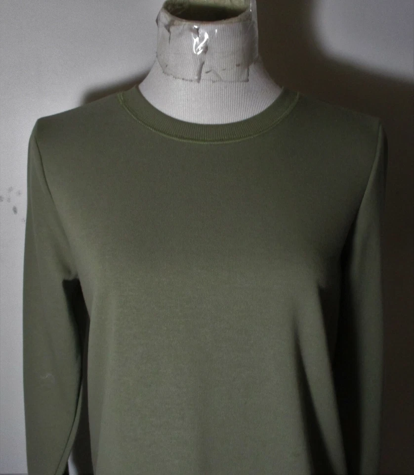 Sudadera VELVET HEART Verde Cordón Cintura Talla S Foto 2 de 4