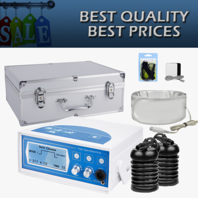 Upgrade Ionic Foot Spa Bath Detox Clean Machine For Feet Relax With Carry Case 