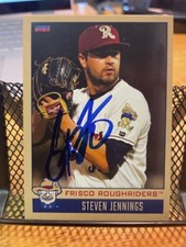Steven Jennings Signed Autographed 2024 Frisco Roughriders Team Set Card Rangers