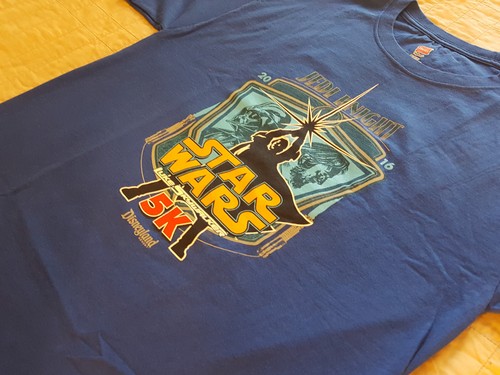 Star Wars T Shirt Medium 5K 2016 EUC Vader Jedi Knight Skywalker Disney INV356 - Picture 5 of 8