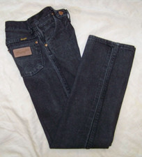 Boys Vintage Wrangler Black Denim Jeans - 13MWZBB - 11 Slim